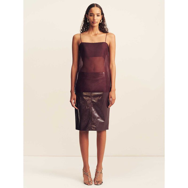 Shona Joy Lilou Midi Skirt image number 3